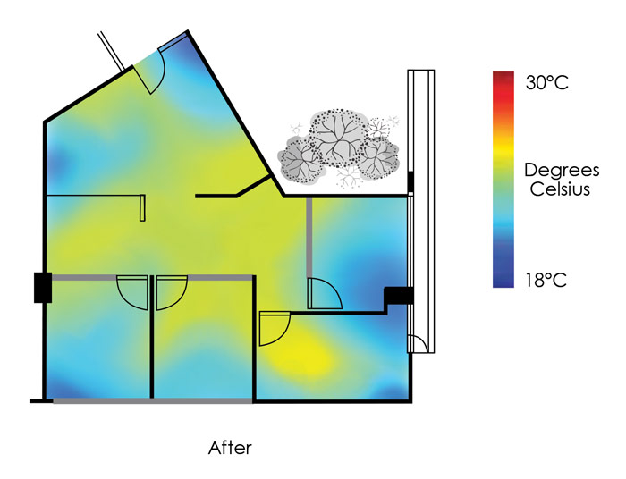 Airconnect Heat Map Office After